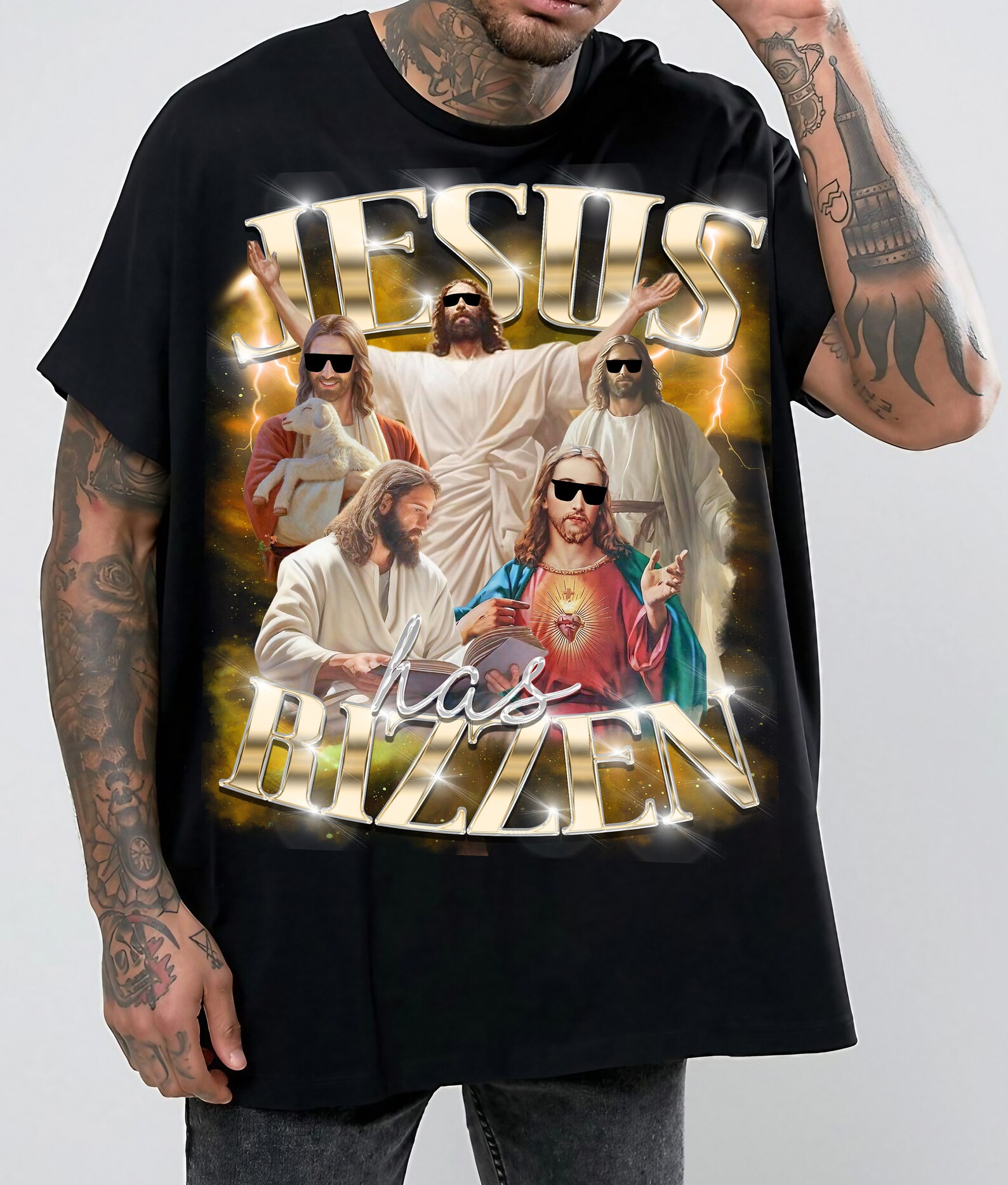Digital File - Jesus Has Rizzen Png - Resurrection Sunday - Retro 90s ...