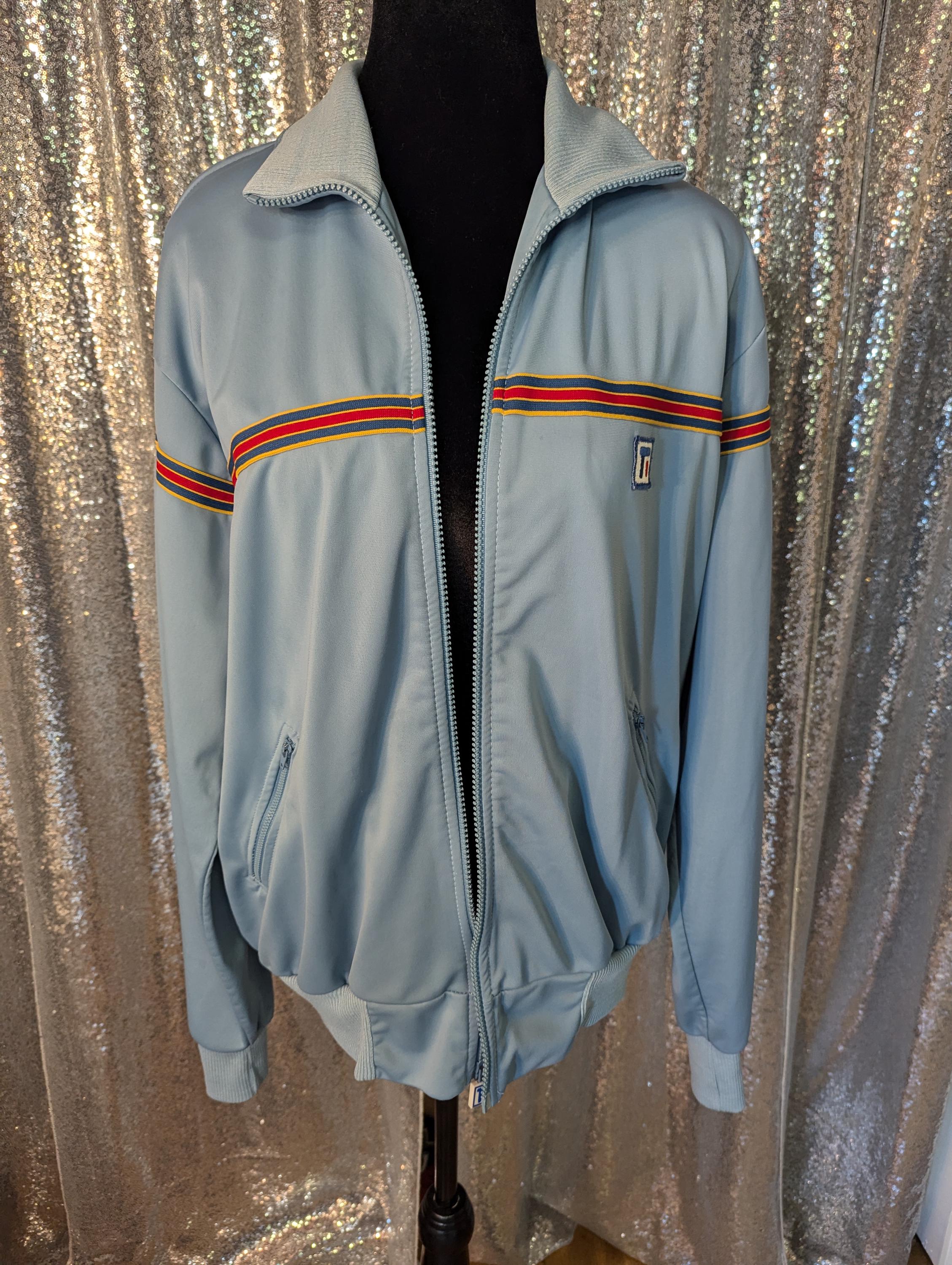 トップス orca vintage cycling track jacket D81 Vintage Todd 1 80s Baby Blue Track Jacket Unisex L - Etsy