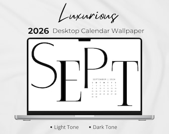 2026 Desktop Wallpaper Calendar | Digital Desktop Organizer Aesthetic Wallpaper Macbook Wallpaper Laptop Wallpaper Minimalist Wallpaper