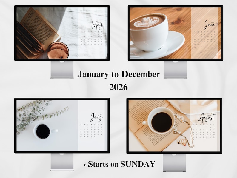 desktop wallpaper 2026 calendar aesthetic wallpaper desktop calendar macbook wallpaper laptop wallpaper neutral minimalist wallpaper desktop organizer coffee wallpaper 2026 calendar 2026 desktop wallpaper