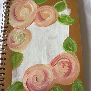 Handpainted Spiral Journal