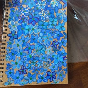 Handpainted Spiral Journal