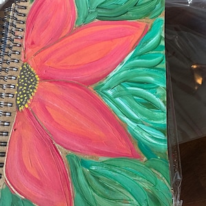 Handpainted Spiral Journal