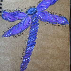 Handpainted Spiral Journal