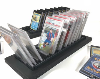 PSA Flipper Flip Display Stand Sortierstation Pokémon Sport Trading Cards Sorting Station Universal for Slabs and Magnetic Card Holders