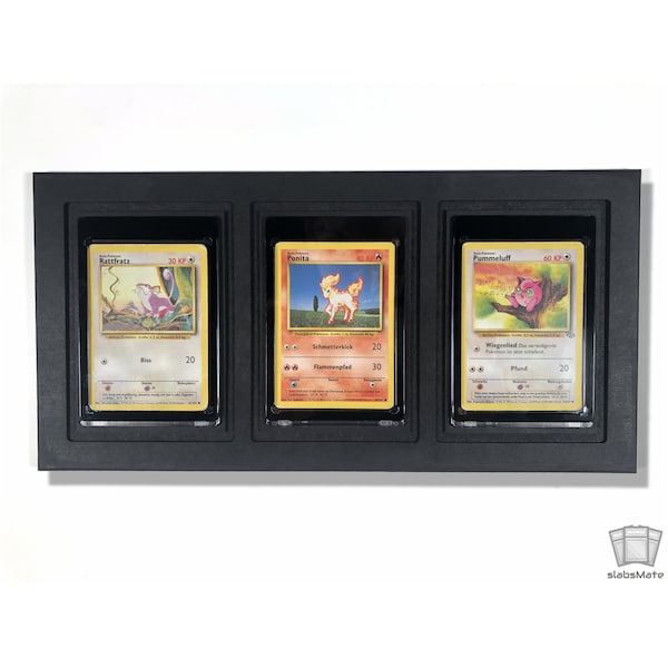 Pokémon Sammelkarten Rahmen Mag Holder Frame Magnetic Trading Card Holder Quick Access Frame TCG +3x 35pt UV Mag Holder Pokémon TCG