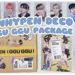 Enhypen officiel GGU GGU PACKAGE 2022 Official Weverse + P.O.B Neuf sous Scellé / New / Never Opened