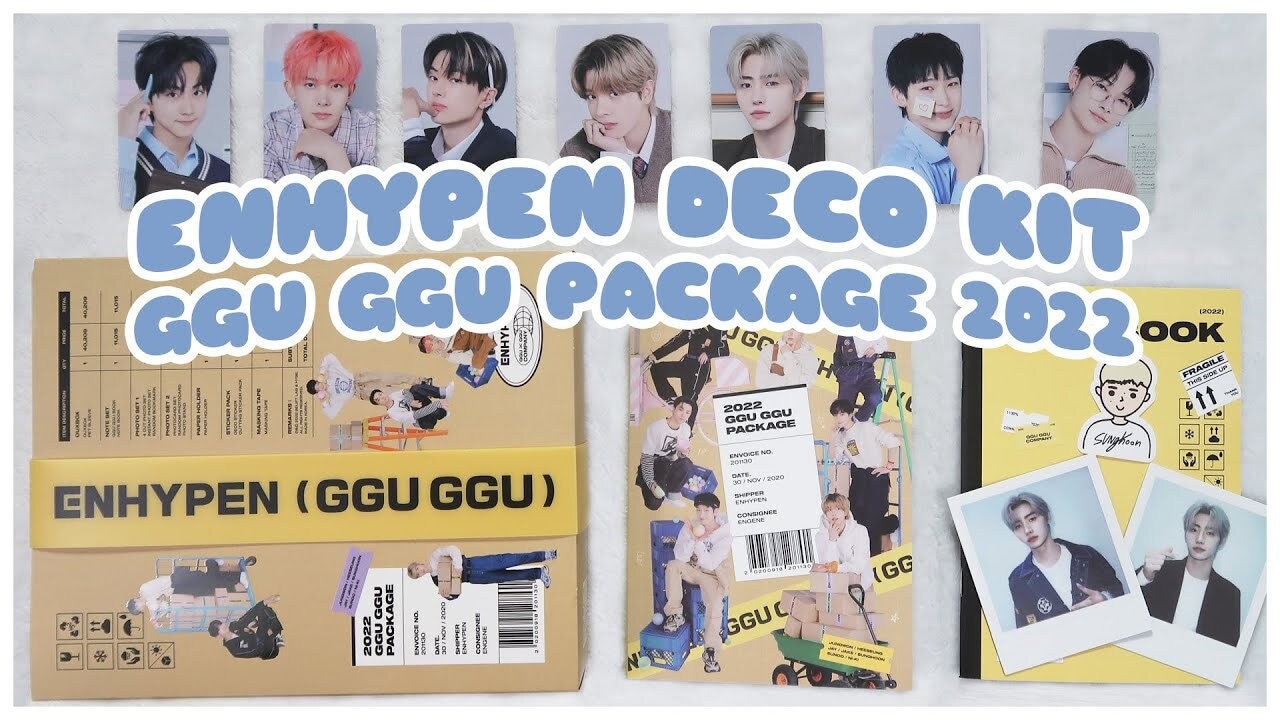 ENHYPEN GGU GGU PACKAGE DECO package 2021 All Full item Set