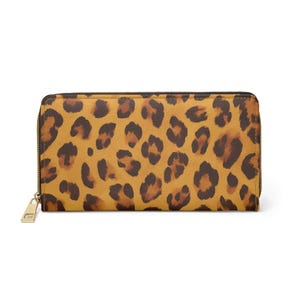 Chic Leopard Print Zipper Wallet | Stylish Clutch for Women, Perfect Gift, Everyday Use, Travel Ready, Jungle Vibes