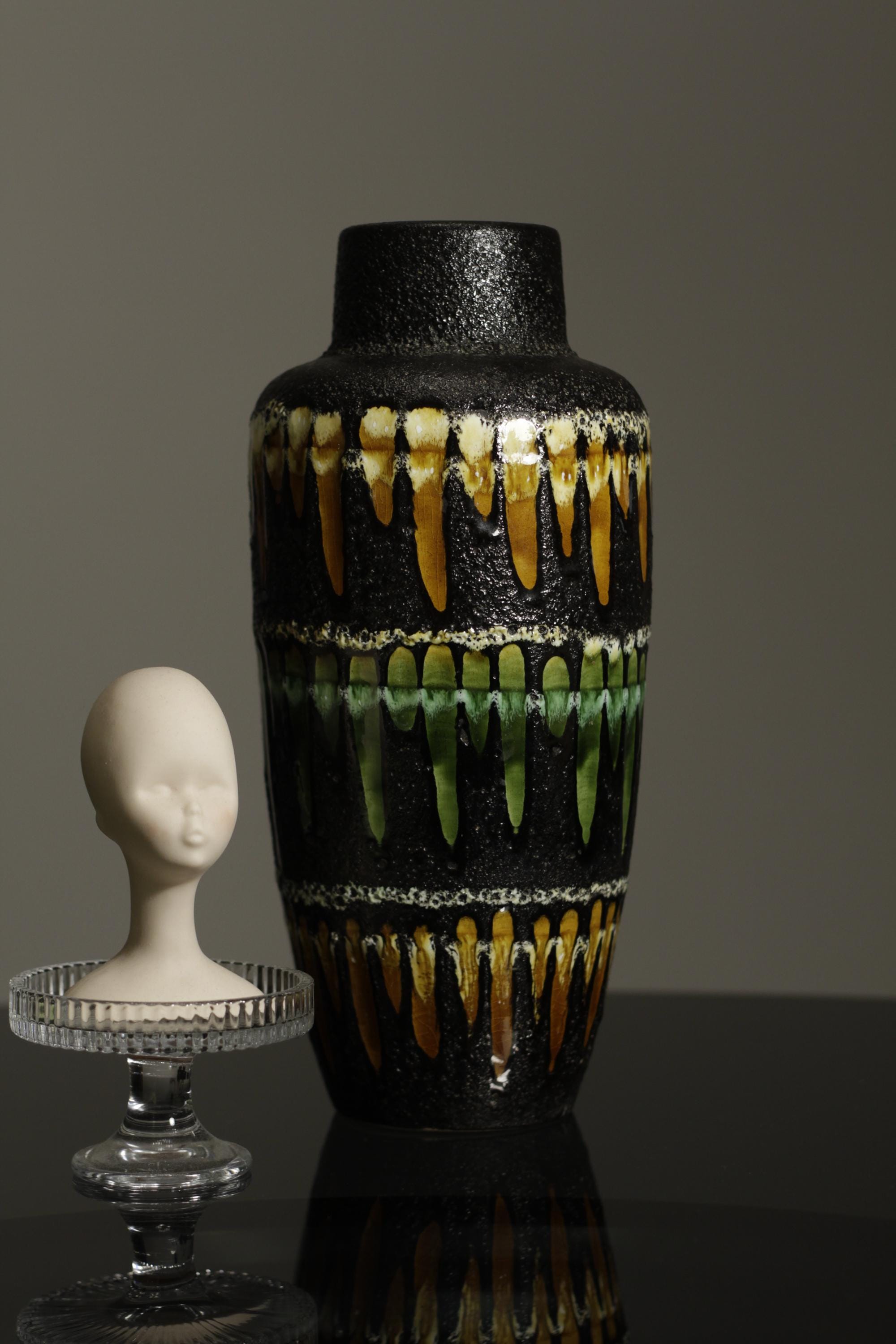 ★１点限り★ FAT LAVA 70‘s 花瓶 by SCHEURICH e256fe5cdbfc9cc4bb7faefd2b708e