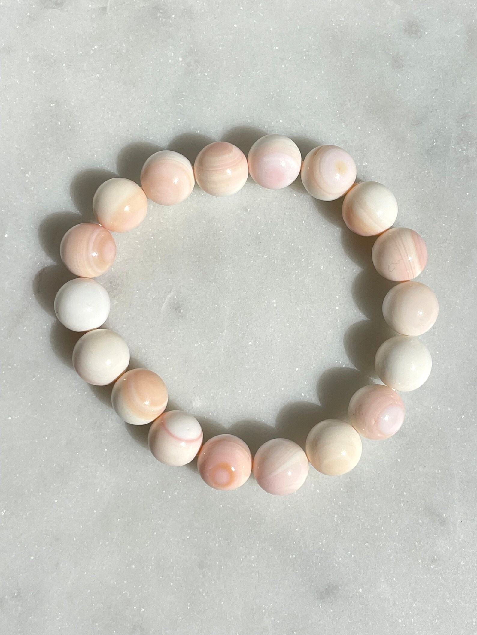 Conch Shell and Turquoise Beaded Bracelet main image 1