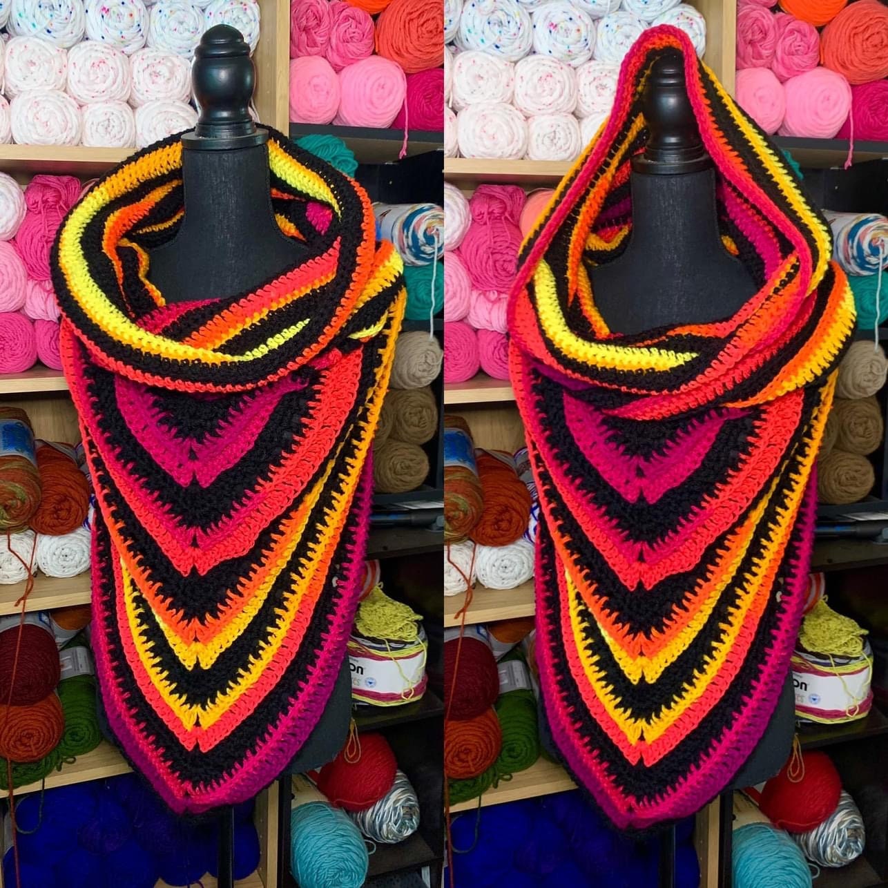 Wild Oleander Hooded Scarf - Etsy