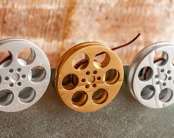 Retro Movie Reel Magnet, Gift for Film Lovers, Filmmakers & Movie Buffs
