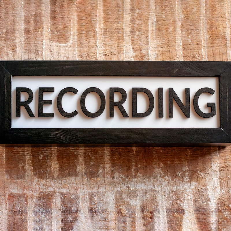 Recording Light - Etsy