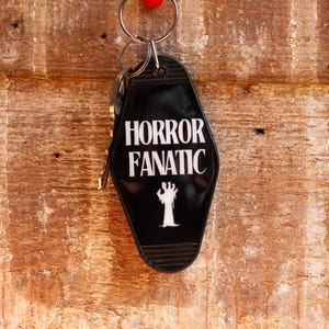 Horror Fanatic Keychain: Eerie Movie Lover Gift