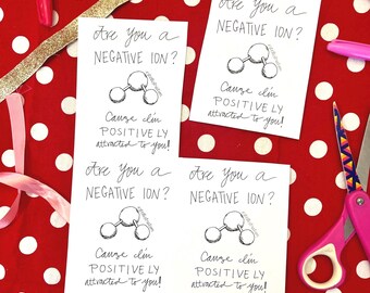 Chimica Scienza San Valentino, Buon San Valentino Gioco di parole nerd Biglietto d'amore Frase di approccio Download digitale Stampabile per bambini, studenti o classe