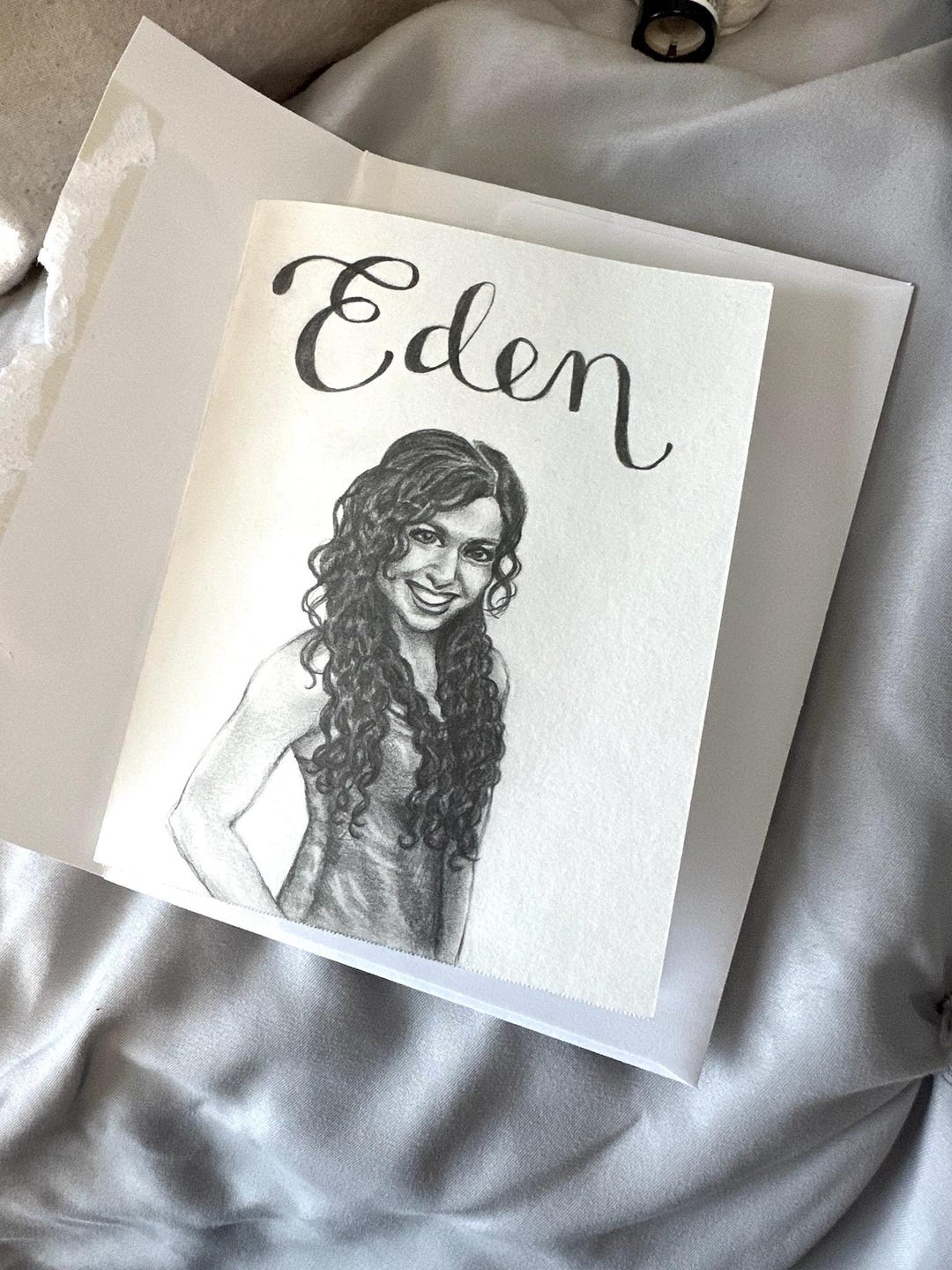 Personalized Graduation Card With Portrait – Custom Hand Drawn Pencil ...