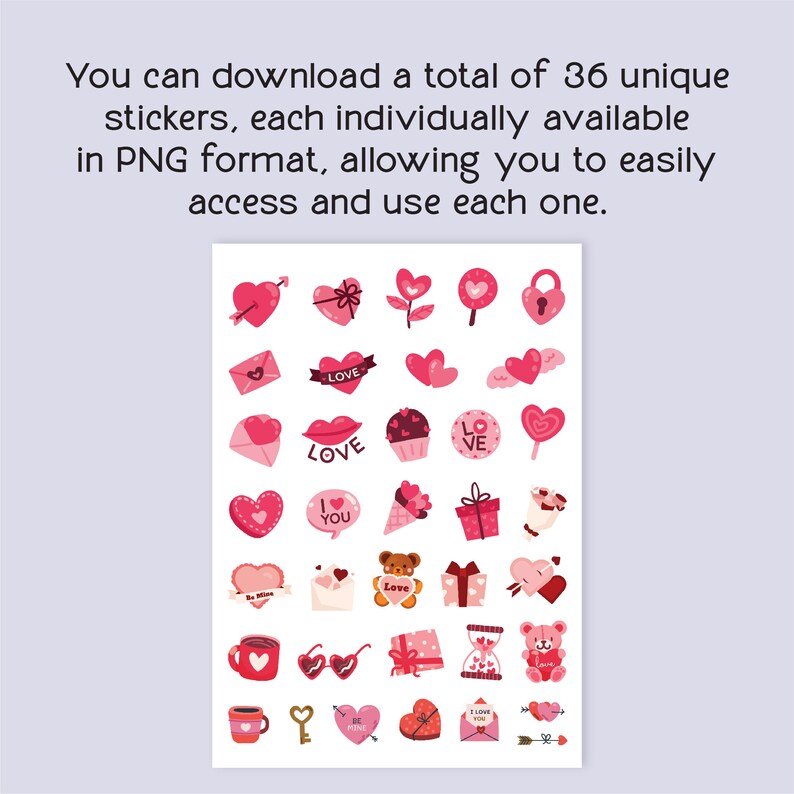 Puede incluir: Un conjunto de 36 pegatinas con tem&aacute;tica de San Valent&iacute;n con corazones, mensajes de amor y otras im&aacute;genes rom&aacute;nticas. Las pegatinas son de color rosa y rojo y son perfectas para a&ntilde;adir un toque de amor a tus manualidades, diarios o regalos.