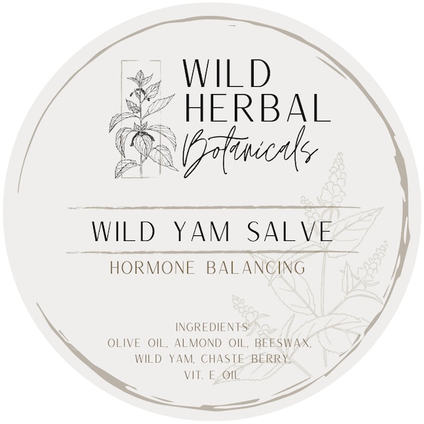Wild Yam Salve | Hormone Balancing for Women | Menopausal Support
