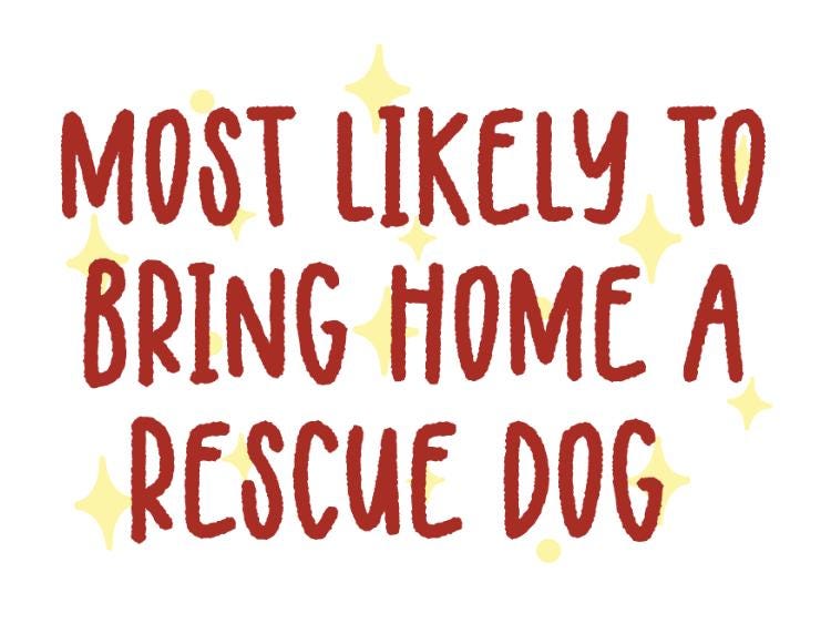 Most Likely to Bring Home a Rescue Dog • Animal Rescue Sticker - Etsy