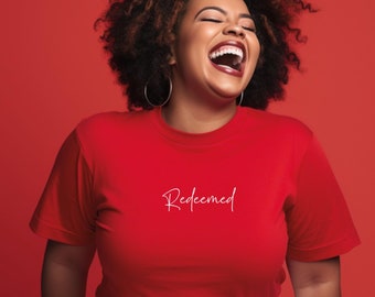 Redeemed Christian Bella Canvas T-shirt, Religious Tee