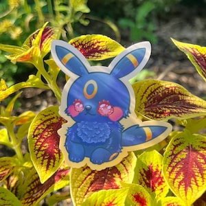 Luna Umbreon Vinyl Diecut Sticker