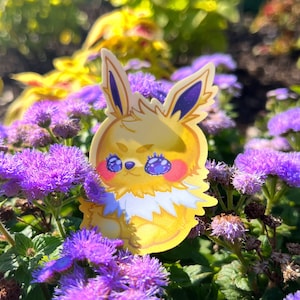 Luna Jolteon Vinyl Diecut Sticker