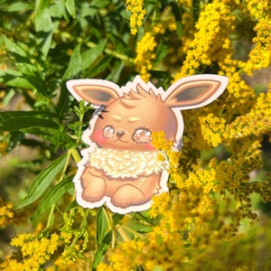 Luna Eevee Vinyl Diecut Sticker