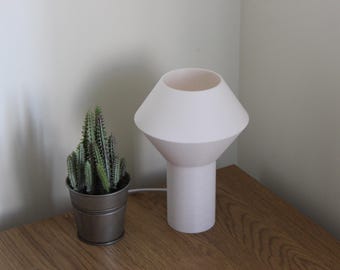 Luminária de mesa pequena – Luminária de mesa geométrica minimalista para espaços de trabalho e quartos modernos - LUMO