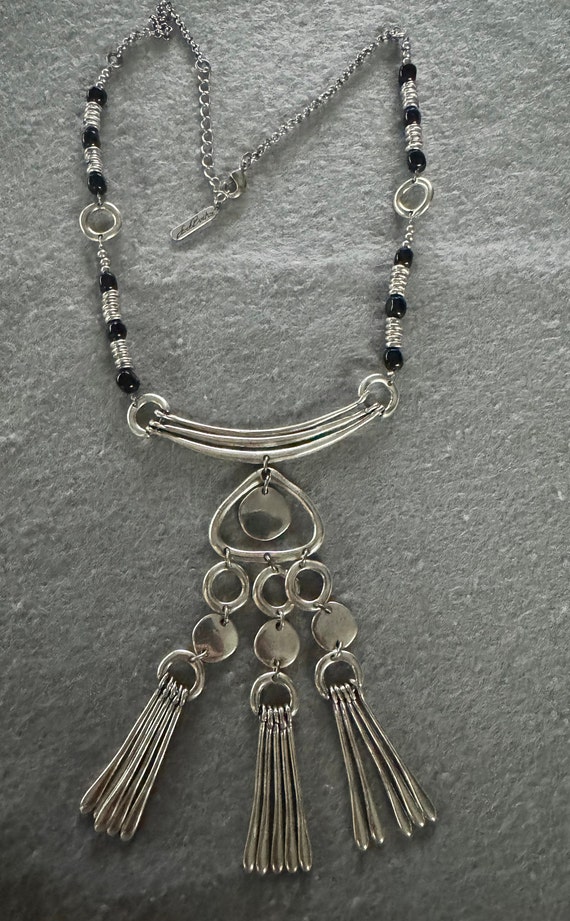 Laurel Burch Silver Tone Necklace