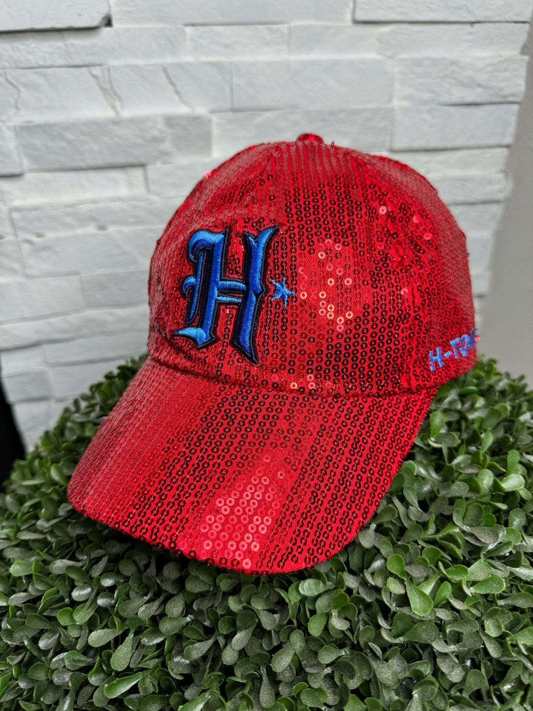 Deep Dish Pink Brim Sox Hat Pink Blue White Sox Fitted Chicago