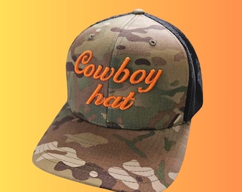 Cowboy Hat trucker cap