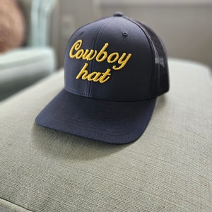 Cowboy Hat trucker cap image 7