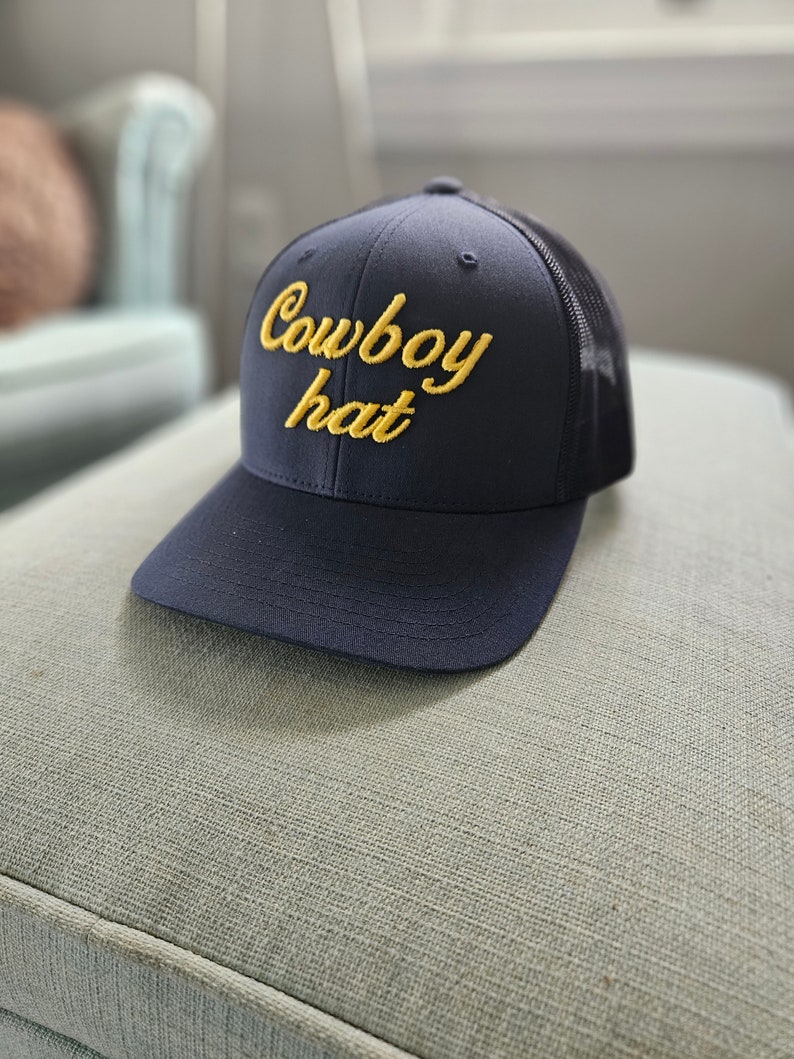 Cowboy Hat trucker cap image 7