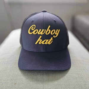 Cowboy Hat trucker cap image 2