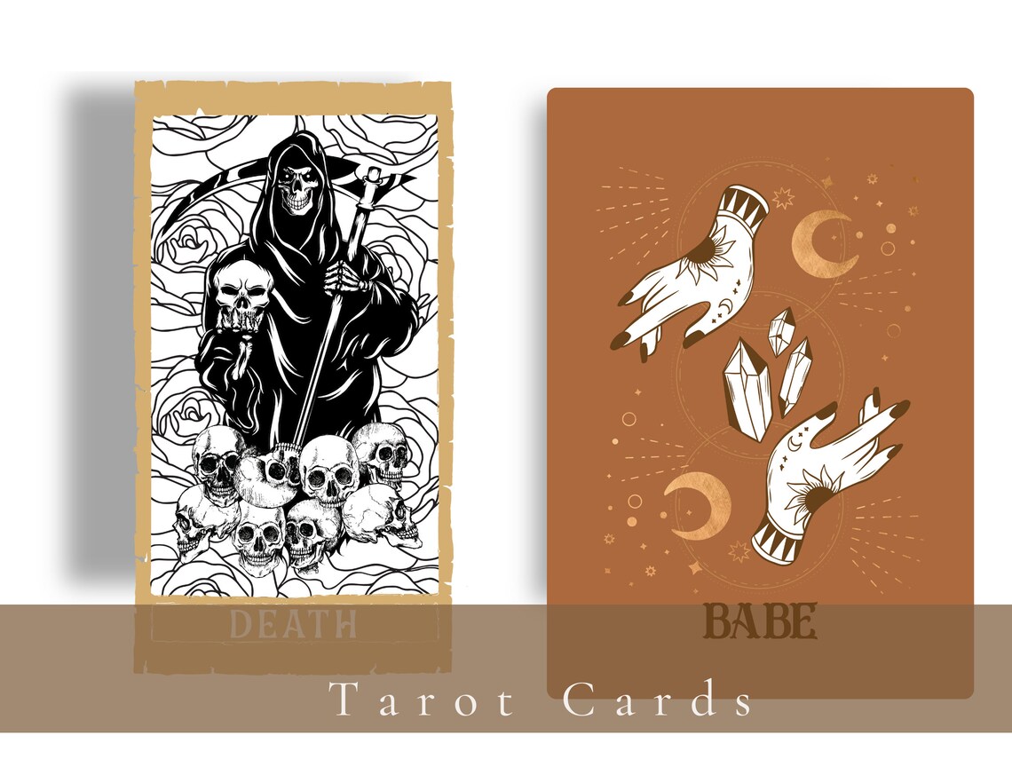 Tarot Card Deck Printable | Tarot Cards | Tarot Cards Print | Tarot ...