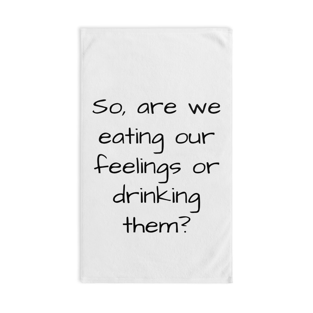 Funny Kitchen Decor Hand Towel Best Friend Gift Hand Towel Hostess Gift