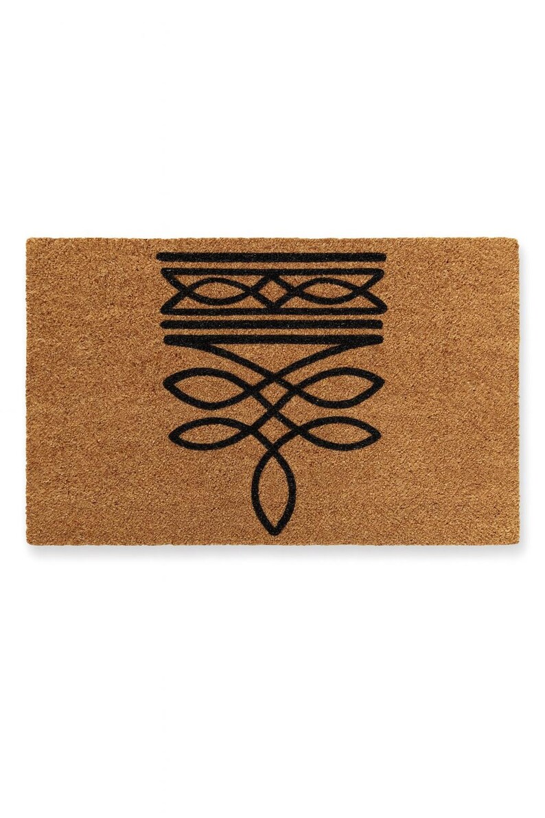 Paillasson personnalisé | Paillasson western avec point de botte | Cadeau de mariage image 6