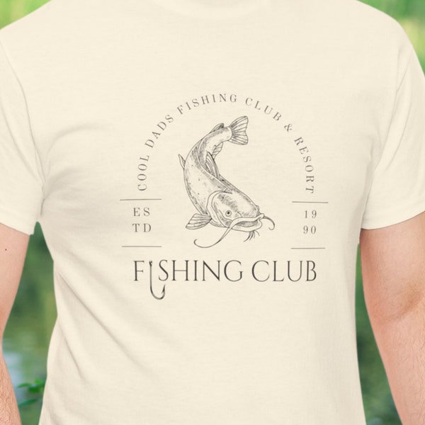 Cool Dads Fishing Club Shirt, Angler Tee, Outdoor Tshirt, Fisherman gift, Lake shirt, beachwear, Father's Day New Dad Gift, Fish Lover Shirt