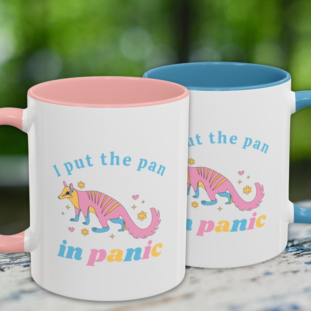 Pride (Pansexual) Flag Wrap 11oz/315ml White Ceramic Mug