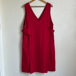 Pierre Cardin Pinafore Red Dress
