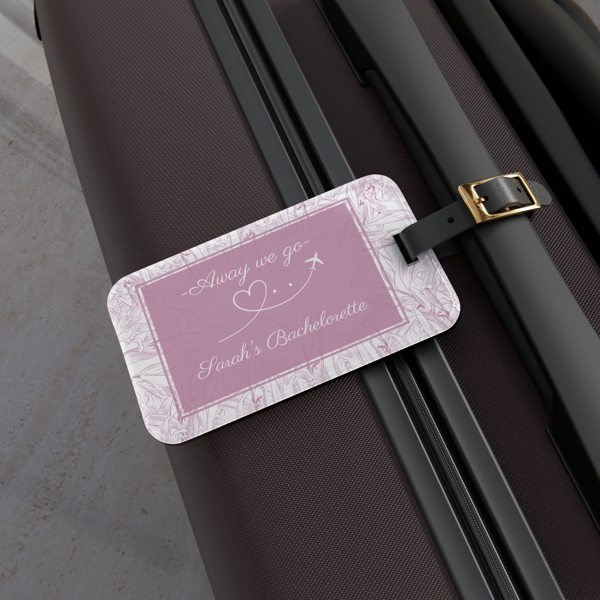 Baby Pink Luggage Tag Baby Pink Luggage Tag