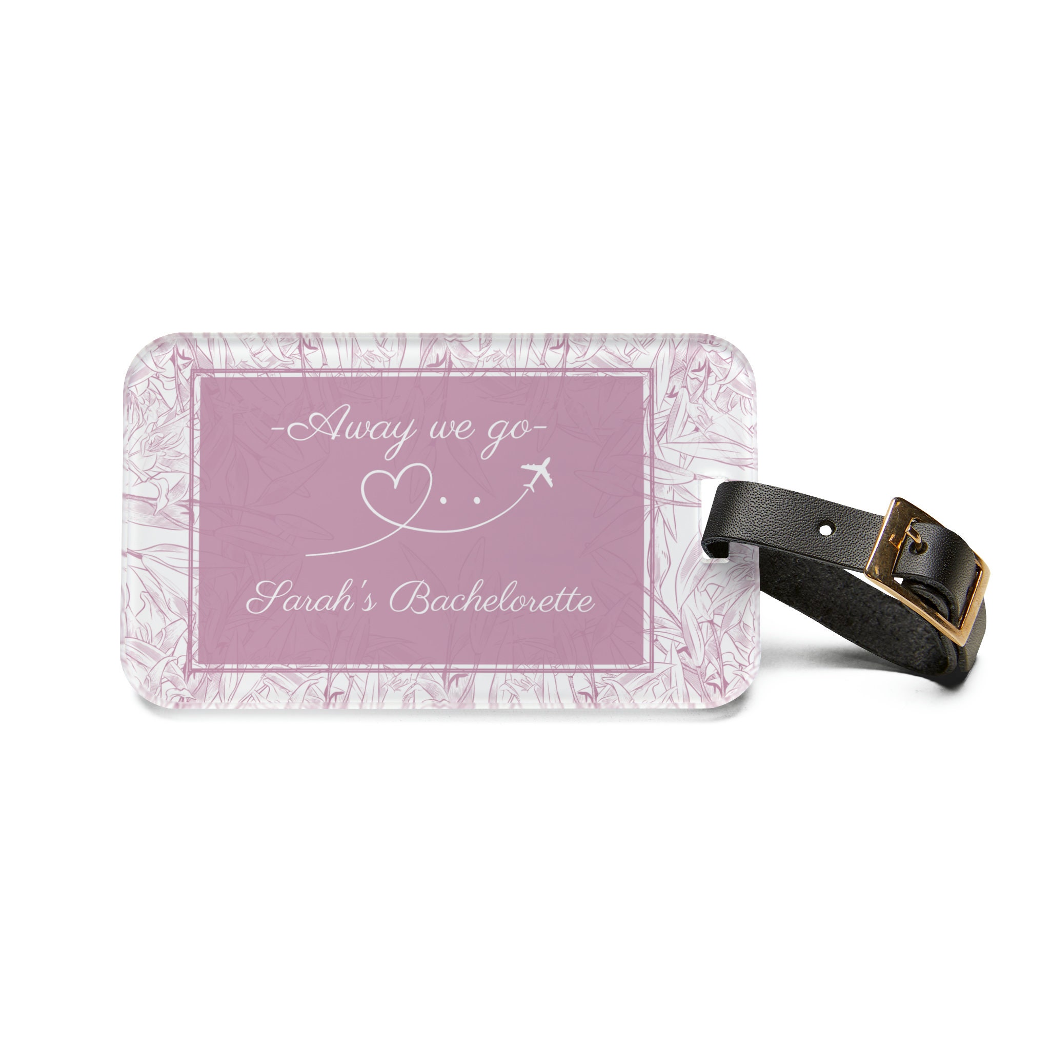 Personalized Luggage Tag Custom Bachelorette Suitcase Tag Dior Inspired personalized-luggage-tag-custom-bachelorette-suitcase-tag-dior-inspired