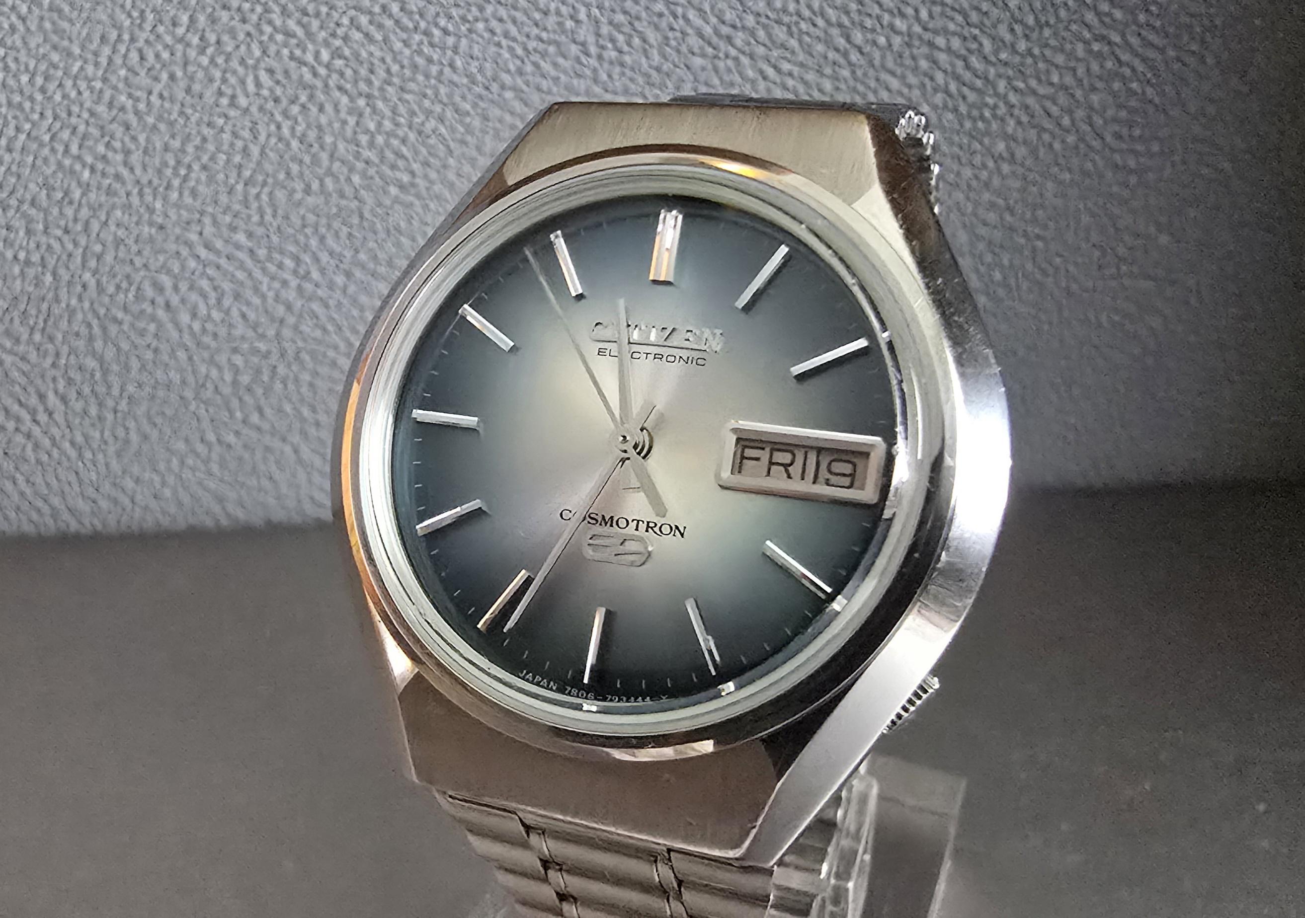 Vintage 70s Citizen Cosmotron Watch - Made in Japan - Etsy