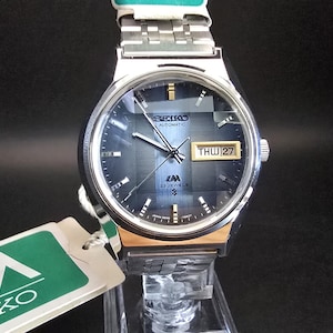 Seiko LM (lord Matic) Blue Sunburst Dial – Ref. 5606-8031 | 37mm