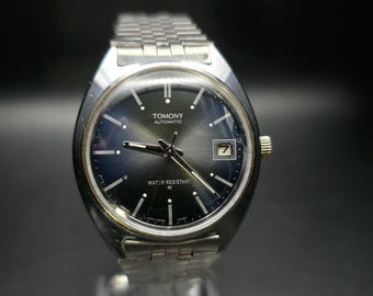 Orologio automatico vintage TOMONY-SEIKO anni '60, raro, prodotto in Giappone