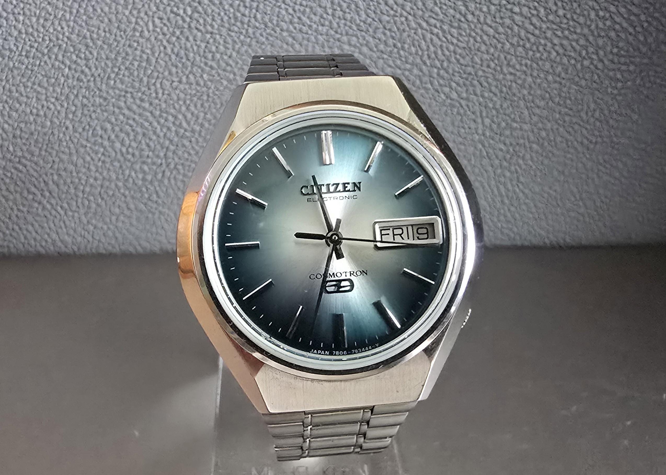 Vintage 70s Citizen Cosmotron Watch - Made in Japan - Etsy