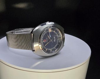 Orologio automatico d'epoca raro Rado Kapell prodotto in Svizzera, VECCHIO MAGAZZINO!!!