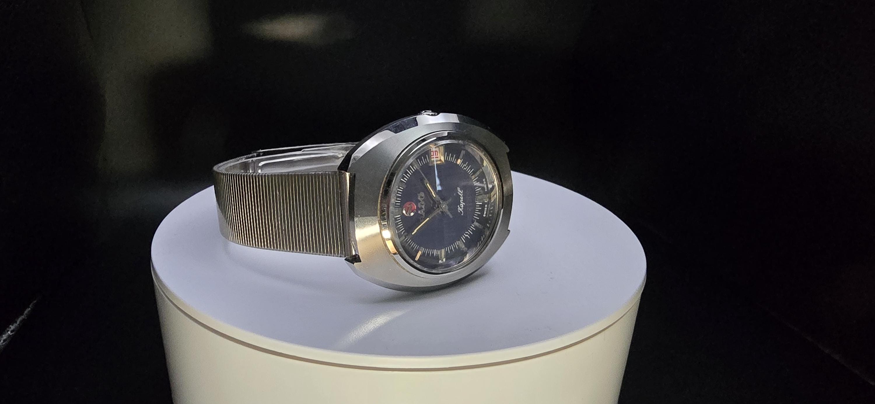 RADO Kapell AUTOMATIC Vintage 純正バンド Vintage Rare Automatic Watch Rado Kapell Made in Swiss , OLD STOCK