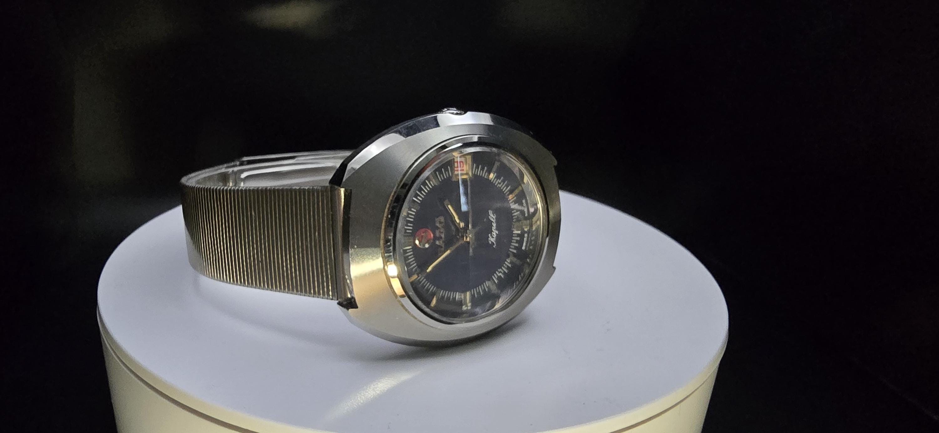 Vintage Rare Automatic Watch Rado Kapell Made in Swiss , OLD STOCK